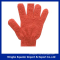 2015 new design cheap price Pp bag packing exfoliating bath gloves